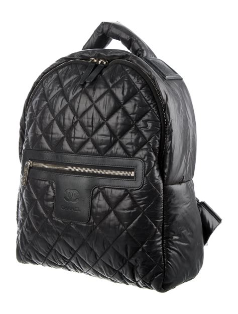 chanel black mini backpack